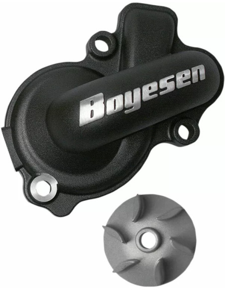 Carter de pompe a eau BOYESEN Noir avec hélice KTM 450 SXF 2006 - 2015 450 EXC 2012 - 2016 500 EXC 2012 - 2016 Husqvarna 450 ..