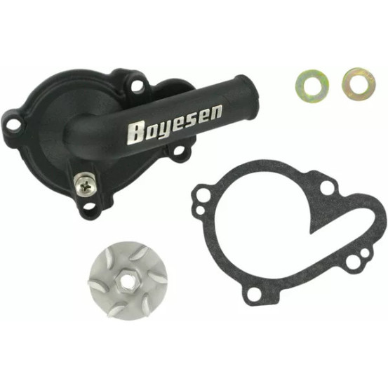 Carter de pompe a eau BOYESEN Noir avec hélice Yamaha 250 YZ - F 2001 - 2013 250 WR - F 2001 - 2014 GAS GAS 250 EC 2010 - 201..