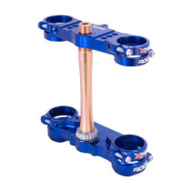 Té de fourche bleu ROCS XTRIG Yamaha 250 YZ-F 2024-2026 / 450 YZ-F 2023-2026 OFFSET 22 2
