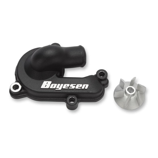 Carter de pompe a eau BOYESEN Noir avec hélice KTM 250 / 350 SXF 2016 - 2018 250 / 350 EXCF 2018 500 EXCF 2018 Husqvarna 250 ..