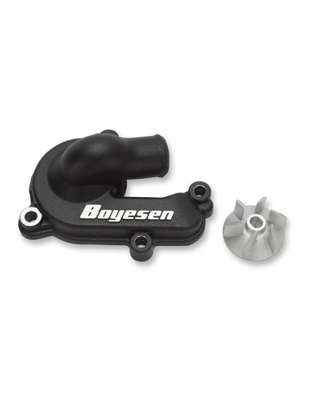 Carter de pompe a eau BOYESEN Noir avec hélice KTM 250 / 350 SXF 2016 - 2018 250 / 350 EXCF 2018 500 EXCF 2018 Husqvarna 250 ..