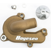 Carter de pompe a eau BOYESEN Magnésium avec hélice KTM 250 / 350 SXF 2016 - 2018 250 / 350 EXCF 2018 500 EXCF 2018 Husqvarna..