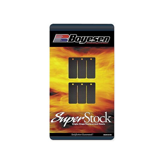 Clapets carbone BOYESEN Yamaha YZ 250 2002 La Paire