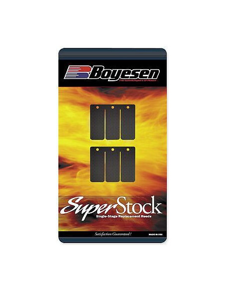 Clapets carbone BOYESEN Yamaha YZ 250 2002 La Paire