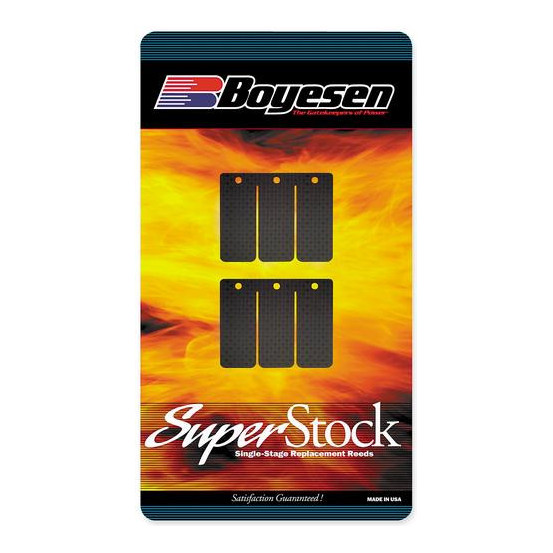 Clapets carbone BOYESEN Honda CR 125 2001 - 2002 La Paire