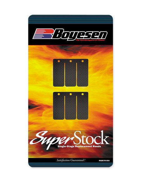 Clapets carbone BOYESEN Honda CR 125 2001 - 2002 La Paire