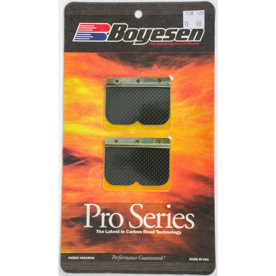 Clapets carbone de rechange pour boite à clapets BOYESEN Honda CR 250 1999 - 2000