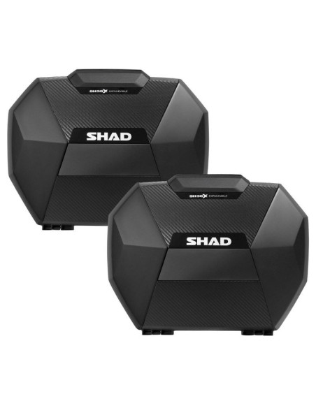 Valises latérales extensibles SHAD SH38X Carbone