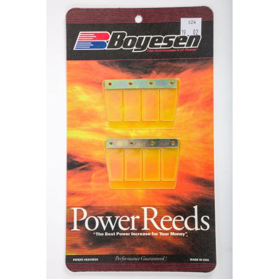 Clapets fibre BOYESEN YAMAHA YZ 250 / YZ490 / WR500 La Paire