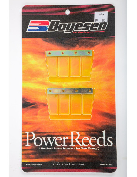 Clapets fibre BOYESEN YAMAHA YZ 250 / YZ490 / WR500 La Paire