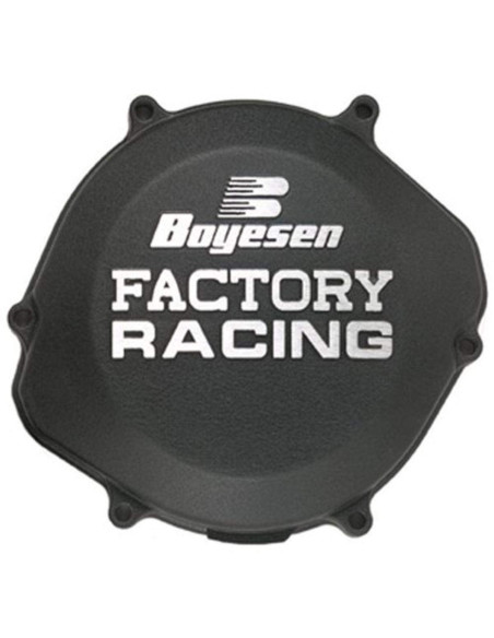 Couvercle carter d'embrayage BOYESEN Noir KAWASAKI 125 KX 2003 - 2007