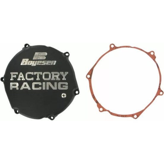 Couvercle carter d'embrayage BOYESEN Noir KAWASAKI 250 KX 1993 - 2002