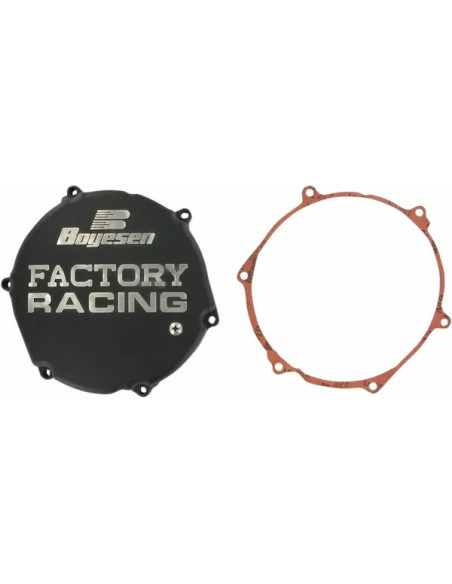 Couvercle carter d'embrayage BOYESEN Noir KAWASAKI 250 KX 1993 - 2002