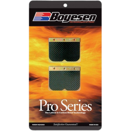 Clapets carbone BOYESEN Pro Series pour boîte à clapets BOYESEN KTM HUSQVARNA 125 250 Enduro 2017 - 2022 GAS GAS 250 EC 2021 ..
