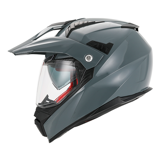 Casque Cross VITO Molino Gris Nardo (double écran)