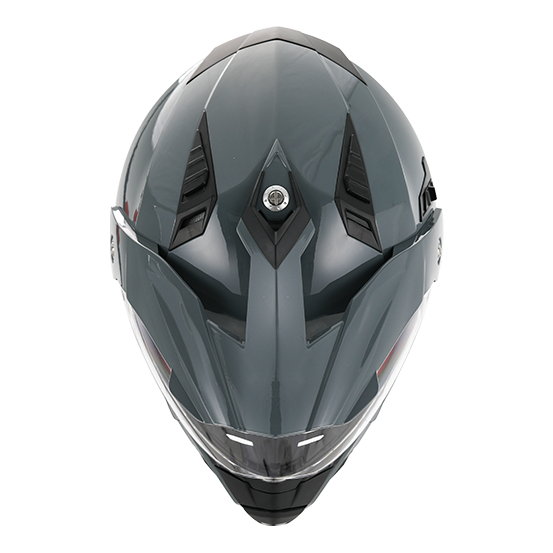 Casque Cross VITO Molino Gris Nardo (double écran)