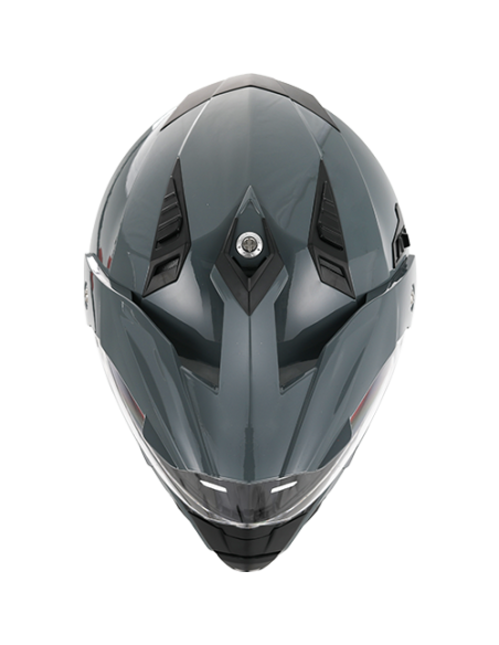 Casque Cross VITO Molino Gris Nardo (double écran)