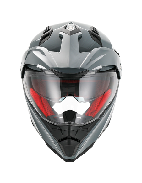 Casque Cross VITO Molino Gris Nardo (double écran)