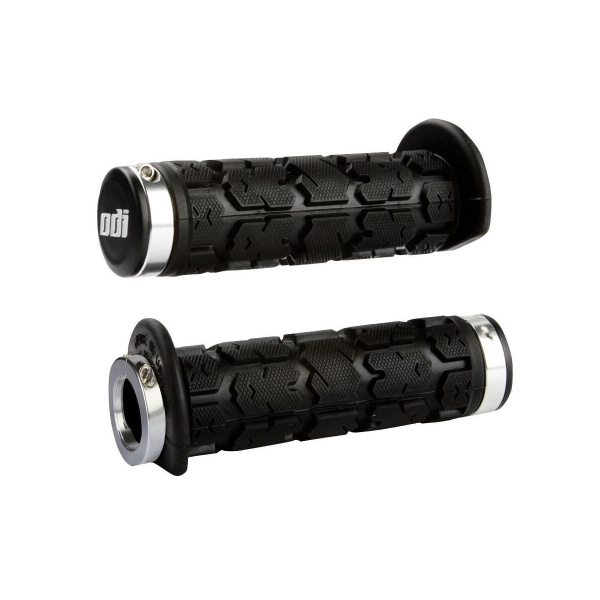 Poignées Moto Lockon Avec Came - 22 Mm - Confort Antidérapant - 6 Couleurs Au Choix - 9