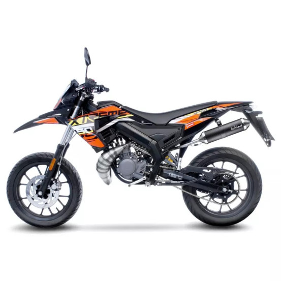Collecteur d'échappement LEOVINCE APRILIA SX/RX 50 2018 - 2020 - DERBI SENDA SMX/RACING/X-TREM/LIMITED 2018 - 2020 Inox