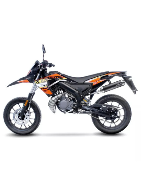 Collecteur d'échappement LEOVINCE APRILIA SX/RX 50 2018 - 2020 - DERBI SENDA SMX/RACING/X-TREM/LIMITED 2018 - 2020 Inox