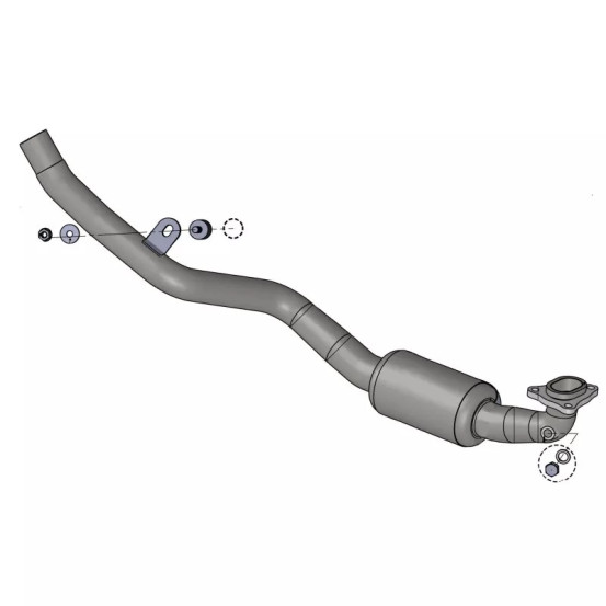 Collecteur d'échappement LEOVINCE HONDA FORZA 750 2021 - 2023 Inox