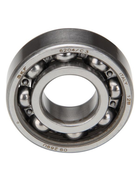 Roulement non étanche SKF 6204 - Dimensions 20x47x14mm