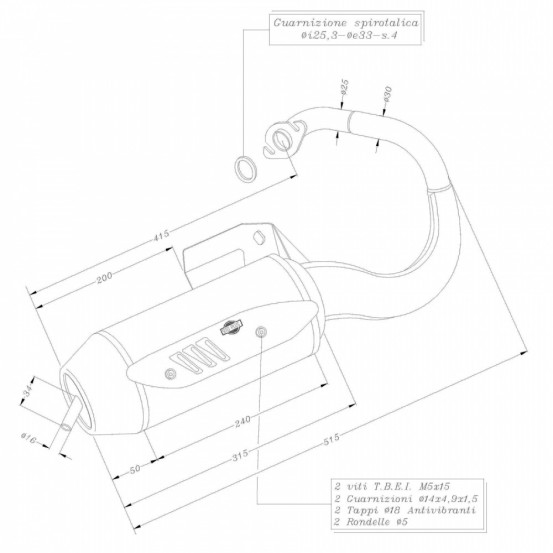 Silencieux LEOVINCE Sito Plus PEUGEOT 50cc