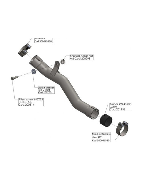 Suppresseur de catalyseur LEOVINCE BENELLI 500 LEONCINO/TRAIL 2017 - 2023