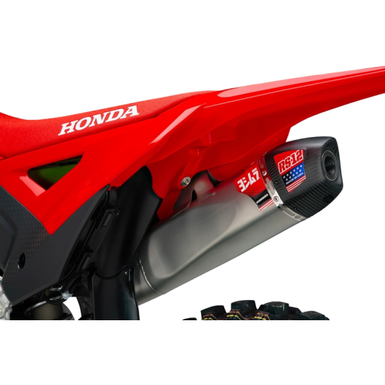 Ligne complète YOSHIMURA USA RS-12 Signature Series - Inox & carbone - HONDA 450 CRF-R 2025-2026