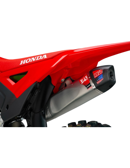 Ligne complète YOSHIMURA USA RS-12 Signature Series - Inox & carbone - HONDA 450 CRF-R 2025-2026