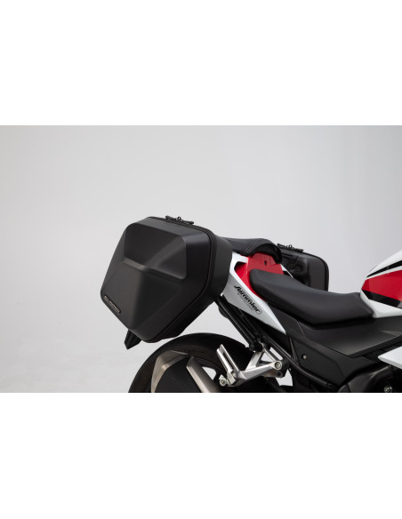 Valises latérales SW-MOTECH SLC Urban ABS 16,5 Litres avec support x2 HONDA CB 500 F 2016-2018 - CBR 500 R 2016