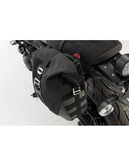 Sacoche latérale SW-MOTECH SLC Legend Gear LC2 gauche 13,5 Litres avec support YAMAHA XSR900 Abarth 2017