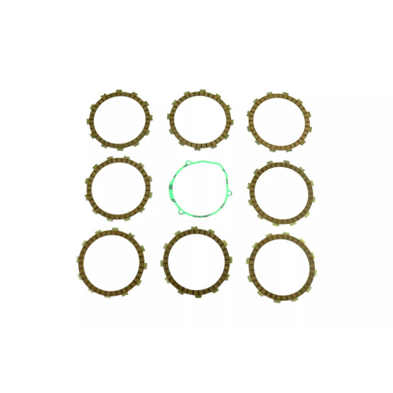 Kit disques embrayage garnis + Joint de couvercle embrayage ATHENA - HUSQVARNA 250 CR 1999-2005 250 WR 1999-2013 360 WR 1999-..