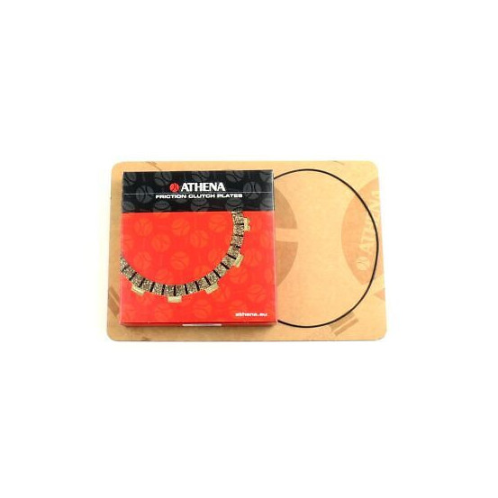 Kit disques embrayage garnis + Joint de couvercle embrayage ATHENA - HONDA 250 CR 1995-2007 250 CRE 2002-2007 250 CRM 1998-20..
