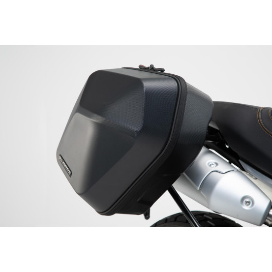 Valises latérales SW-MOTECH SLC Urban ABS 16,5 Litres avec support x2 DUCATI Scrambler - Special - Sport 2017-2018