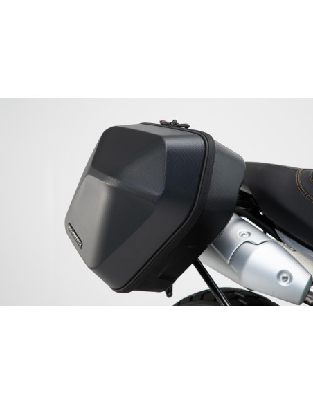 Valises latérales SW-MOTECH SLC Urban ABS 16,5 Litres avec support x2 DUCATI Scrambler - Special - Sport 2017-2018