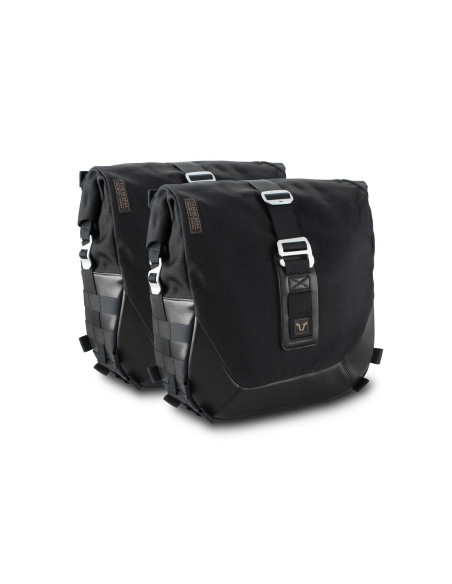 Sacoches latérales SW-MOTECH SLC Legend Gear LC2 13,5 Litres Black Edition avec supports x2 ROYAL ENFIELD Classic 350 2022