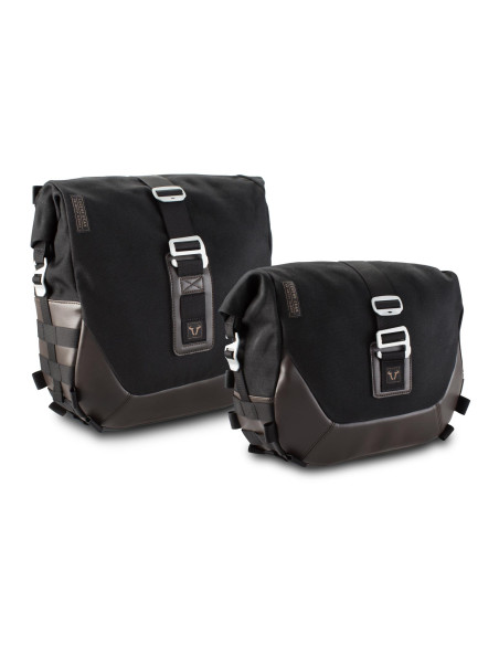 Sacoches latérales SW-MOTECH SLC Legend Gear LC1 droite 9,8 Litres - LC2 gauche 13,5 Litres avec supports ROYAL ENFIELD 400 H..