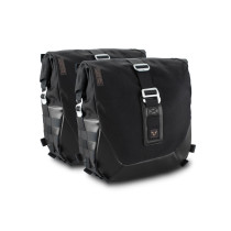 Sacoches latérales SW-MOTECH SLC Legend Gear LC2 13,5 Litres Black Edition avec supports x2 ROYAL ENFIELD 350 Meteor 2019