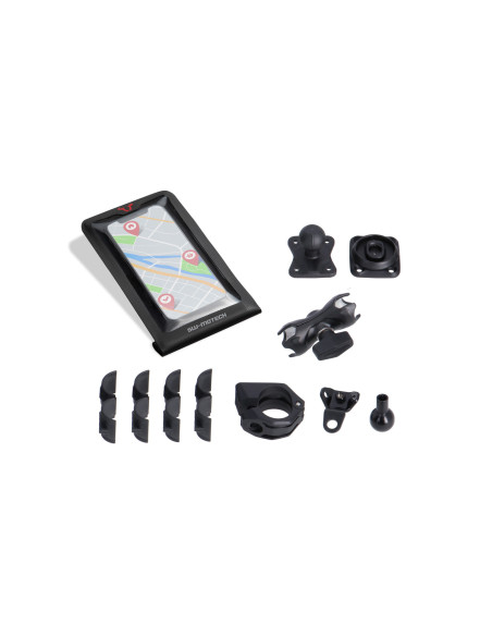 Support smartphone SW-MOTECH Drybag avec T-Lock universel
