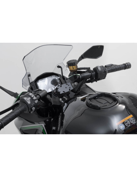 Support GPS SW-MOTECH pour guidon KAWASAKI Ninja 1000 SX 2019 - Z 1000 SX 2011-2016