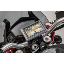 Support GPS SW-MOTECH pour guidon MOTO GUZZI V85TT 2019-2021