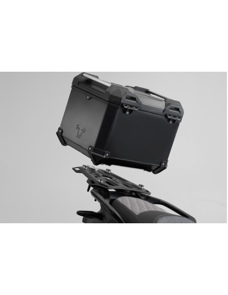 Top case SW-MOTECH TRAX ADV 38 Litres avec support HONDA CRF 1000 L Africa Twin 2015-2017 Noir