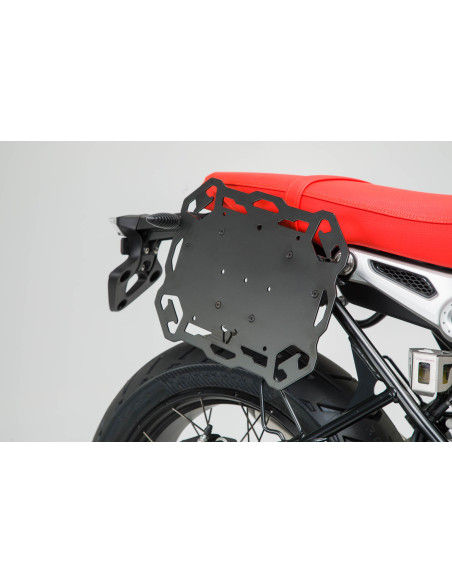 Platine latérale universelle avec filet SW-MOTECH pour support SLC gauche