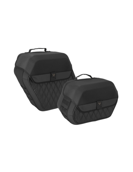 Valises latérales SW-MOTECH SLH Legend Gear LH2 gauche 25,5 Litres - LH1 droite 19,5 Litres avec supports HONDA CMX 500 Rebel..