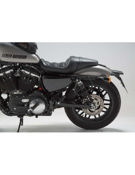 Support latéral SW-MOTECH gauche pour valises et sacoches SLC HARLEY DAVIDSON Sportster 1200 2004-2020 - 883 2004-2020