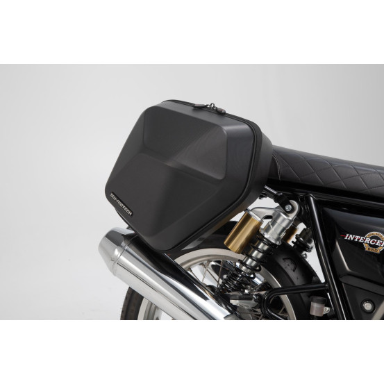 Valises latérales SW-MOTECH SLC Urban ABS 16,5 Litres avec support x2 ROYAL ENFIELD 650 Continental GT 2018-2019 - Intercepto..