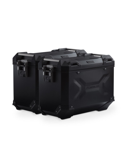 Valises latérales SW-MOTECH TRAX ADV 45 Litres gauche - 37 Litres droite avec support x2 DUCATI Desert X 2022 - Noir
