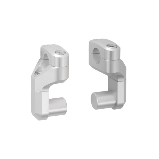 Rehausse de guidon SW-MOTECH réglable Ø 28 mm Gris